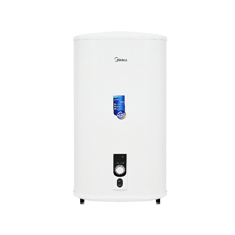 Плоский бойлер Midea Eco Flat 100 літрів з двома мокрими тенами (800 + 1200 Ватт) D100-20ED2(W)