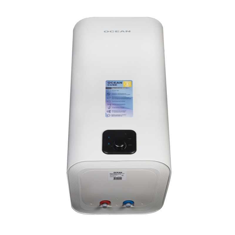 Кубічний бойлер Ocean Cube Dry ET+DT RZF80D-4 80 літрів вертикальний з сухими тенами (800+1200) 2000 Ватт