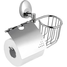 Тримач для туалетного паперу з кришкою та кошиком Haiba (HB1603-1)
