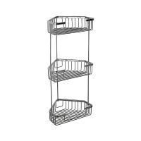Полиця решітка кутова триярусна Haiba HB335-2