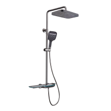 Душевая колонна с термостатическим  смесителем Mixxus Premium SPACE-009-J Graphite, 3 режима (MI654