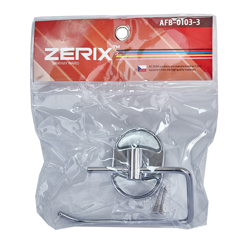 Тримач для туалетного паперу Zerix AFB-0103-3 (ZX5064)