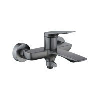 Змішувач для ванни джойстиковий Mixxus Premium Derby 009 (Euro) (MI6609) з латуні Колір графітовий