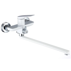 Змішувач для ванни джойстиковий Mixxus Premium Derby 006 (Euro) (MI6614) з латуні Колір білий