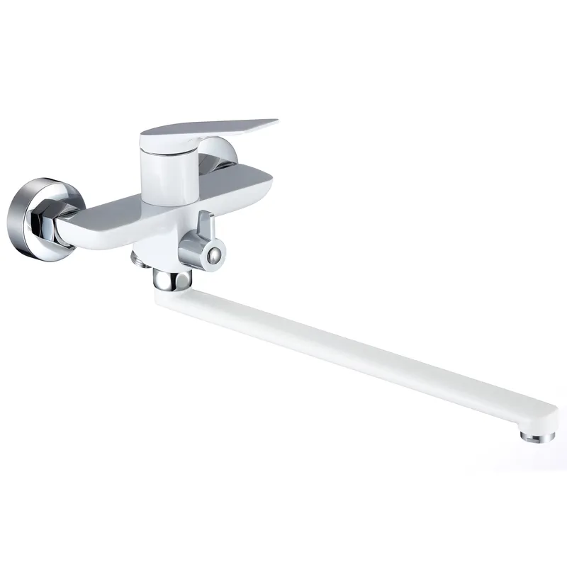 Змішувач для ванни джойстиковий Mixxus Premium Derby 006 (Euro) (MI6614) з латуні Колір білий