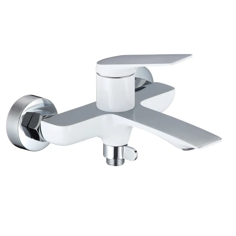 Змішувач для ванни джойстиковий Mixxus Premium Derby 009 (Euro) (MI6615) з латуні Колір білий
