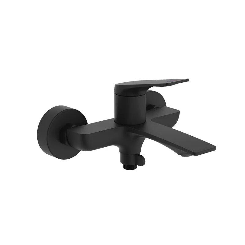 Змішувач для ванни джойстиковий Mixxus Premium Derby 009 (Euro) (MI6603) з латуні Колір чорний