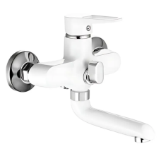 Змішувач для ванни джойстиковий Mixxus Elba 009 (Euro) (MI6586) із цинкового сплаву Колір білий