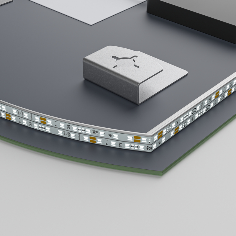 Дзеркало Mixxus Premium Topper MS01-90x70-Reverse (LED Touch, Anti-fog, димер (3-6,5kK)) (MP6632)