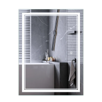 Дзеркало Mixxus Premium Quadro MR20-80x60-Reverse (LED Touch, Anti-fog, димер) (MP6619)