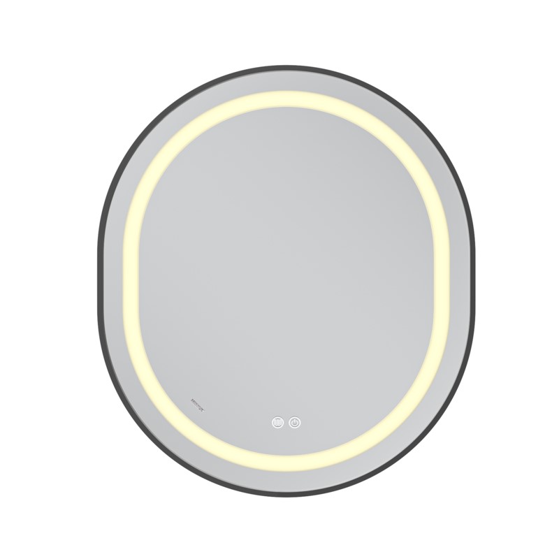 Дзеркало Mixxus Premium Ellipse MV05-80x70-Reverse Black (LED Touch, Anti-fog, димер (3-6kK)) (MP6646)
