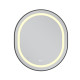 Дзеркало Mixxus Premium Ellipse MV05-80x70-Reverse Black (LED Touch, Anti-fog, димер (3-6kK)) (MP6646)