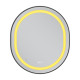 Дзеркало Mixxus Premium Ellipse MV05-80x70-Reverse Black (LED Touch, Anti-fog, димер (3-6kK)) (MP6646)