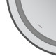 Дзеркало Mixxus Premium Ellipse MV05-80x70-Reverse Black (LED Touch, Anti-fog, димер (3-6kK)) (MP6646)