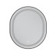 Дзеркало Mixxus Premium Ellipse MV05-80x70-Reverse Black (LED Touch, Anti-fog, димер (3-6kK)) (MP6646)