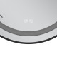 Дзеркало Mixxus Premium Ellipse MV05-80x70-Reverse Black (LED Touch, Anti-fog, димер (3-6kK)) (MP6646)