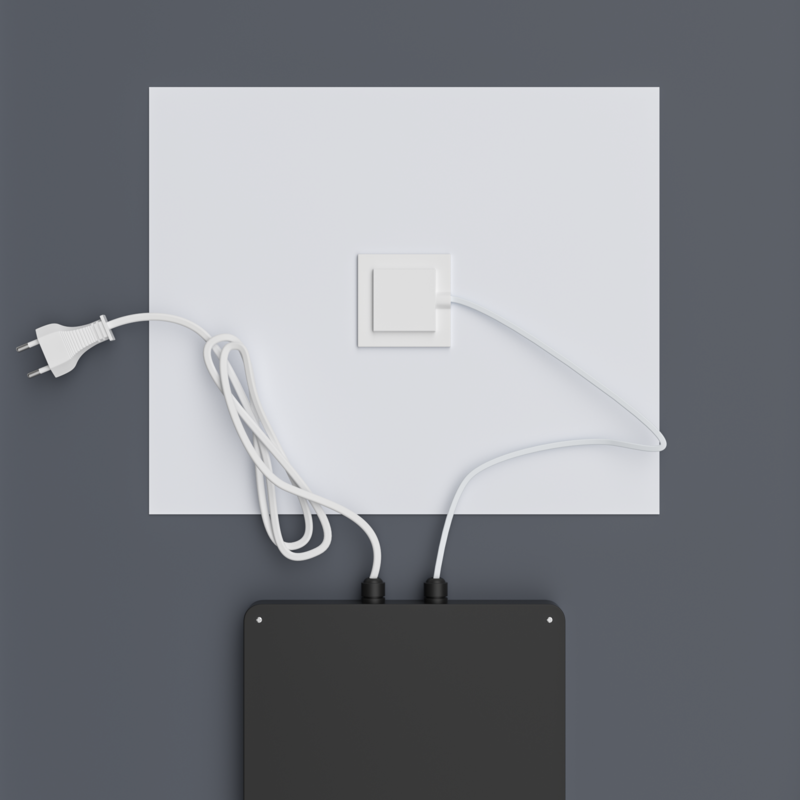 Дзеркало Mixxus Bevel MA02-90x65-Reverse (LED Touch, Anti-fog, димер (3-6,5kK)) (MP6641)
