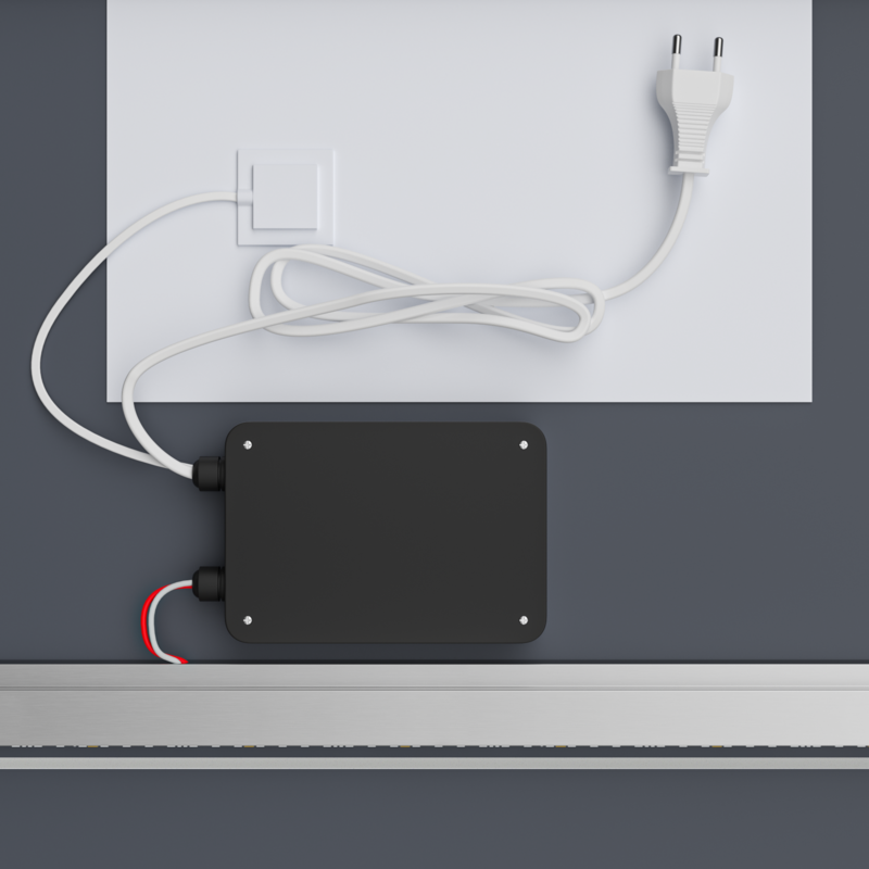 Дзеркало Mixxus Premium Cubic MR14-80x60-Reverse (LED Touch, Anti-fog, димер) (MP6648)