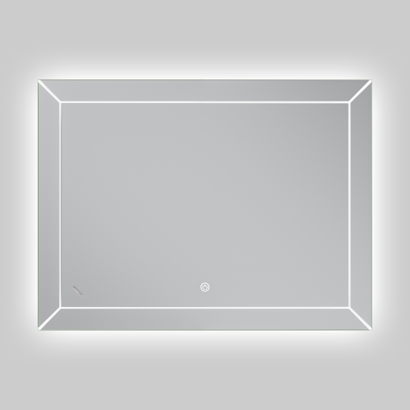 Дзеркало Mixxus Premium Cubic MR14-80x60-Reverse (LED Touch, Anti-fog, димер) (MP6648)
