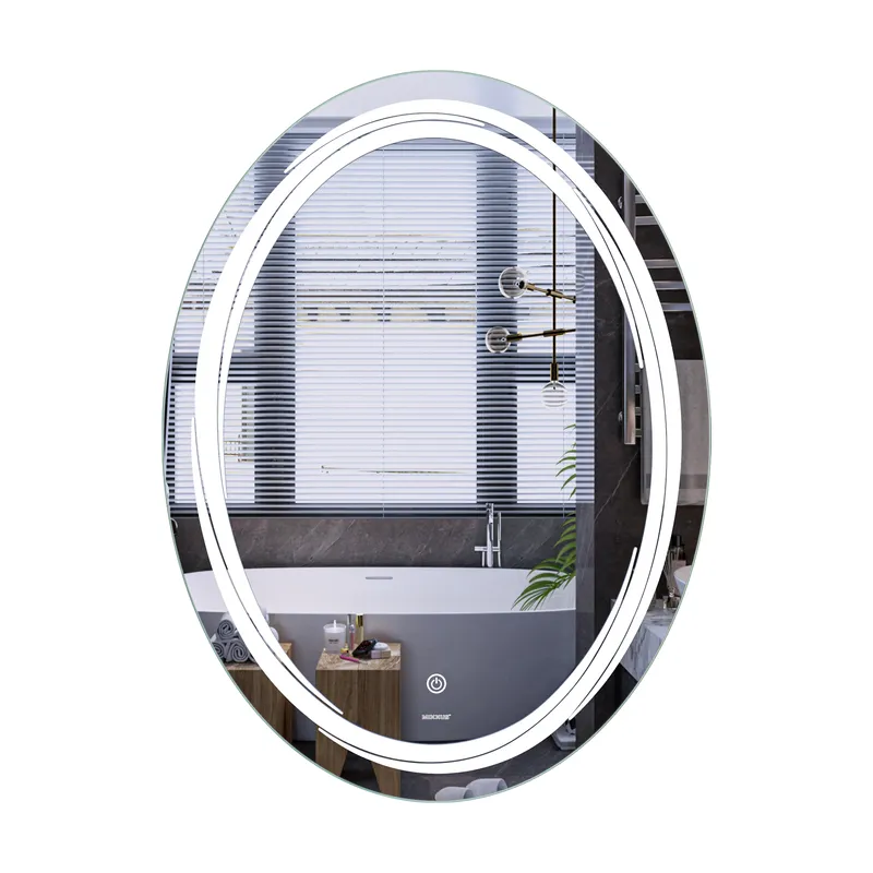Дзеркало Mixxus Premium Wave MV04-60x80 (LED Touch, Anti-fog, димер (3-6,5kK)) (MP6636)