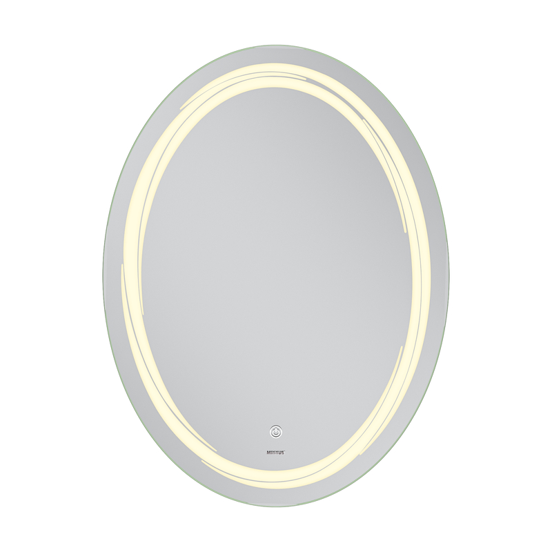 Дзеркало Mixxus Premium Wave MV04-60x80 (LED Touch, Anti-fog, димер (3-6,5kK)) (MP6636)