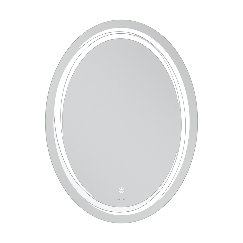 Дзеркало Mixxus Premium Wave MV04-60x80 (LED Touch, Anti-fog, димер (3-6,5kK)) (MP6636)
