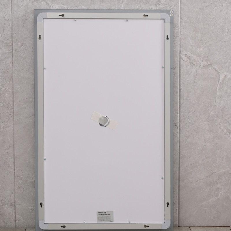 Дзеркало Mixxus Hard MR06-50x80-CASE з LED Touch, Anti-fog, димером, регулюванням яскравості, годинником (MI6657)