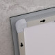 Дзеркало Mixxus Hard MR06-50x80-CASE з LED Touch, Anti-fog, димером, регулюванням яскравості, годинником (MI6657)