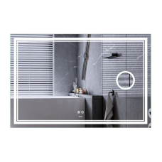 Дзеркало Mixxus Premium Quadro MR20-100x70 (LED Touch, Anti-fog, димер, лінза) (MP6622)