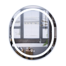 Дзеркало Mixxus Premium Ellipse MV05-80x70-Reverse White (LED Touch, Anti-fog, димер (3-6kK)) (MP664)