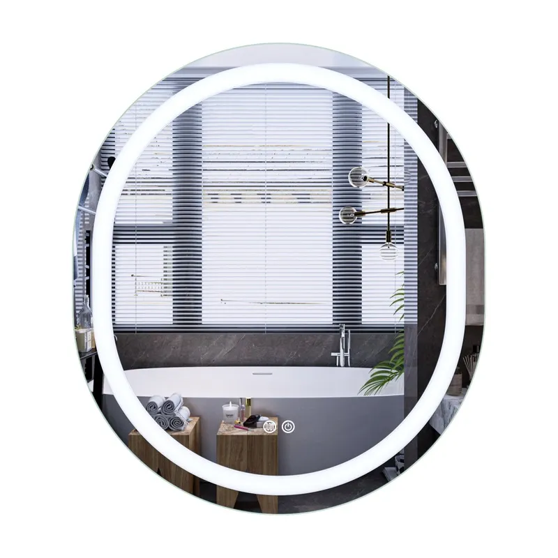 Дзеркало Mixxus Premium Ellipse MV05-80x70-Reverse (LED Touch, Anti-fog, димер (3-6,5kK)) (MP6643)