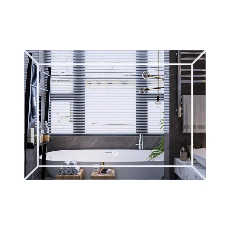 Дзеркало Mixxus Premium Cubic MR14-70x50-Reverse (LED Touch, Anti-fog, димер) (MP6647)