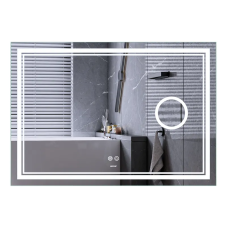 Дзеркало Mixxus Premium Quadro MR20-120x80 (LED Touch, Anti-fog, димер, лінза) (MP6624)