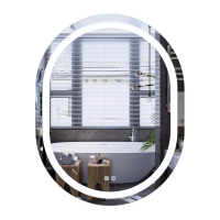 Дзеркало Mixxus Premium Ellipse MV05-90x70-Reverse (LED Touch, Anti-fog, димер (3-6,5kK)) (MP6644)