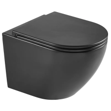 Унитаз подвесной Mixxus Premium ELLIPSE-0303-T3 BLACK 520х365х360mm, система смыва TORNADO 3.0 (MP6