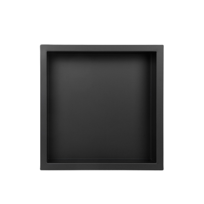 Поличка ніша для ванної кімнати Mixxus Premium Niche-0101 із нержавіючої сталі Чорний