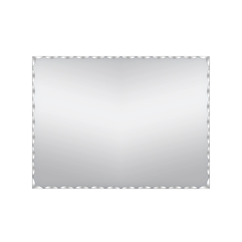 Дзеркало настінне Zerix Kubix MRZ06-450x600 прямокутне з декором (ZX5948)