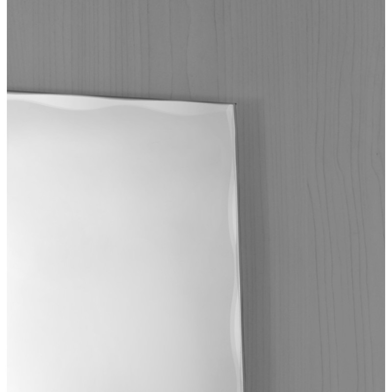 Дзеркало настінне Zerix Kubix MRZ06-450x600 прямокутне з декором (ZX5948)