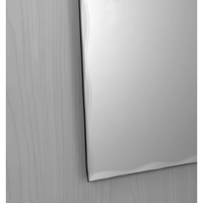 Дзеркало настінне Zerix Kubix MRZ06-450x600 прямокутне з декором (ZX5948)