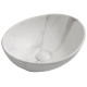 Раковина накладная MIXXUS PREMIUM ELLIPSE-0108 MARBLE 400х330х145mm (MP6526)