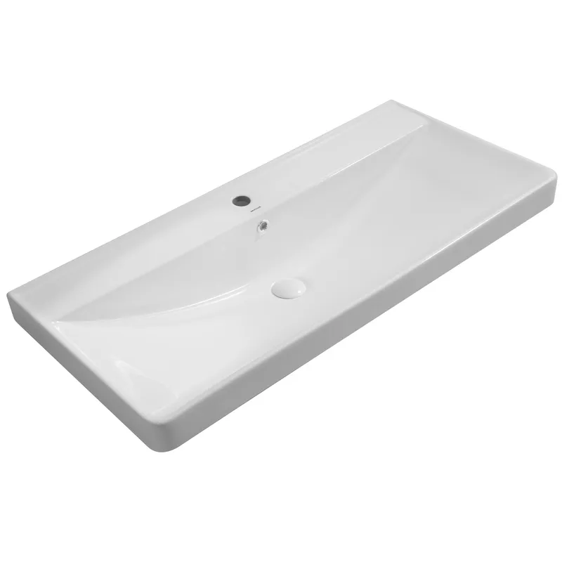 Раковина мебельная MIXXUS PREMIUM STYLE-1504 1000х480х190mm с отверстием под смеситель и переливом
