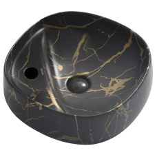 Раковина накладная MIXXUS PREMIUM WAVE-0201 MARBLE 430х430х150mm с отверстием под смеситель (MP6536
