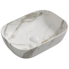Раковина накладная MIXXUS PREMIUM DIVERSE-0114 MARBLE 455х325х135mm (MP6545)