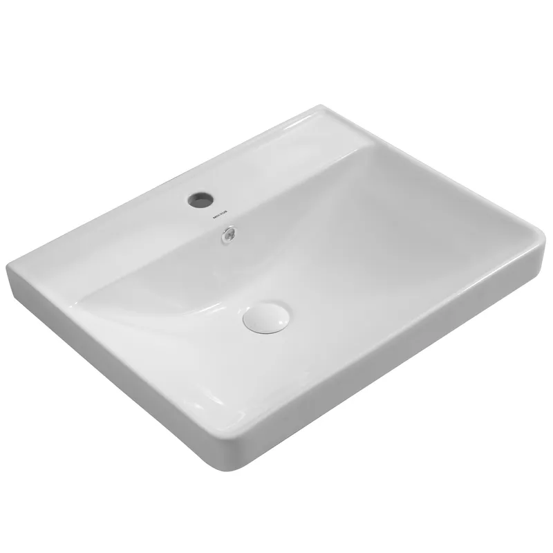 Раковина мебельная MIXXUS PREMIUM STYLE-1501 600х480х190mm с отверстием под смеситель и переливом (