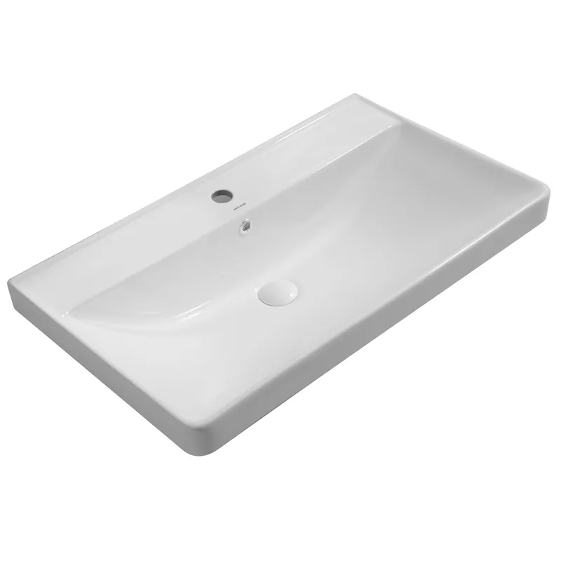 Раковина мебельная MIXXUS PREMIUM STYLE-1503 800х480х190mm с отверстием под смеситель и переливом (