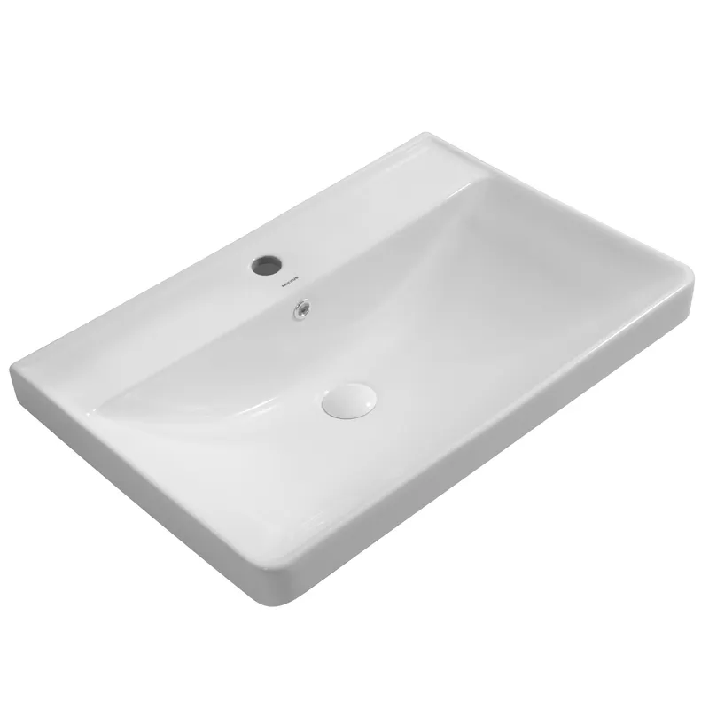 Раковина мебельная MIXXUS PREMIUM STYLE-1502 700х480х190mm с отверстием под смеситель и переливом (