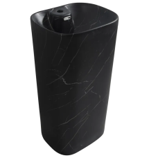 Раковина моноблок MIXXUS PREMIUM DIVERSE-1102 MARBLE 460х380х840mm с отверстием под смеситель и пер