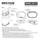 Відро для сміття сенсорне овальне Mixxus Premium Topper-TC0112 White 12л колір білий