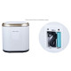 Відро для сміття сенсорне овальне Mixxus Premium Topper-TC0112 White 12л колір білий