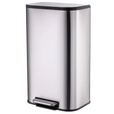 Відро для сміття з плавним закриттям прямокутне Mixxus Cubic-TC0112 SS Color 12л колір нержавіюча сталь